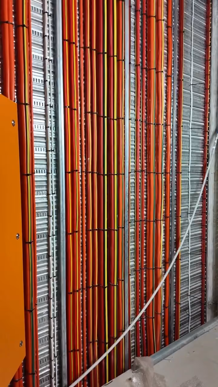 Electrical conduit and cabling for a LiveGrid NSW private hospital project